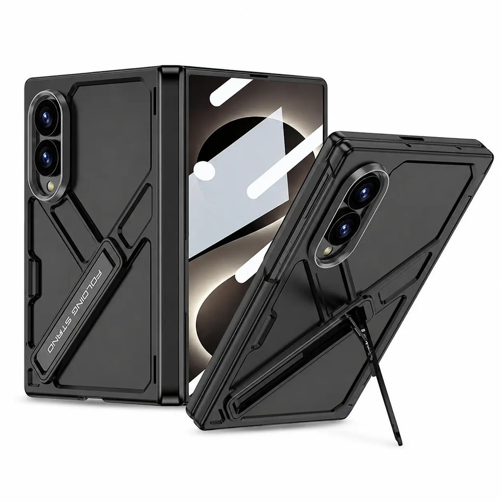 Armor Stand Case with Glass for Samsung Galaxy Z Fold 8 / 7 / 6